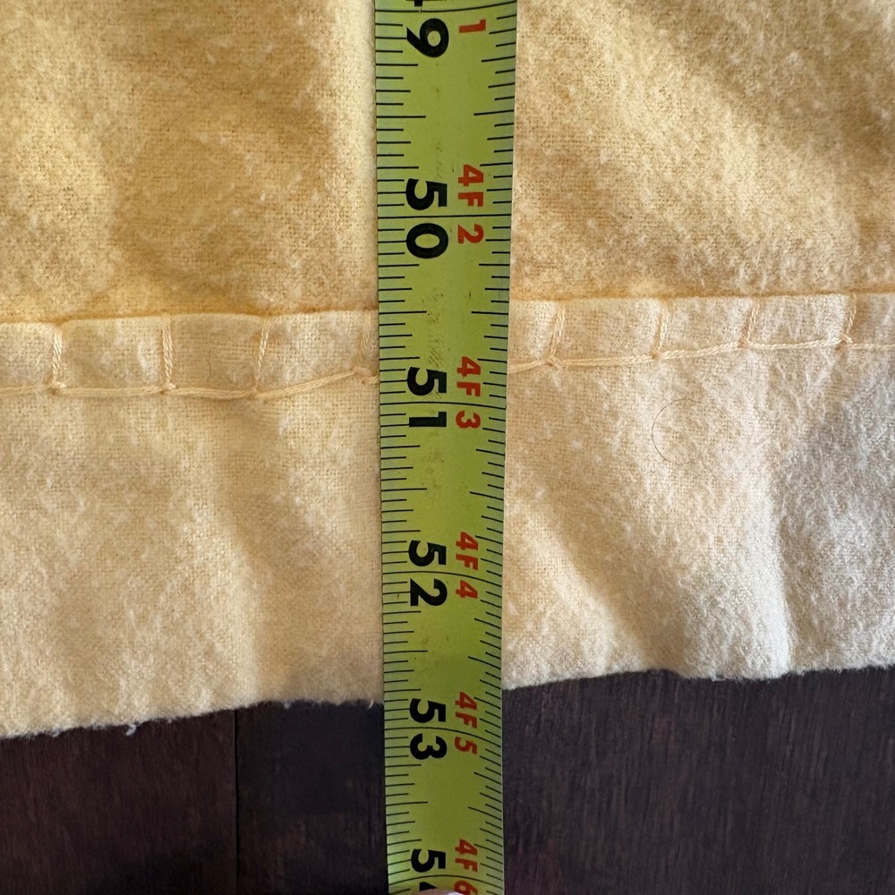 Handmade Quilted Baby Blanket Yellow Safari Animals‎ Embroidered Nursery 52x 27" - Picture 7 of 9